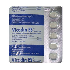 VICODIN 7.5/750 MG